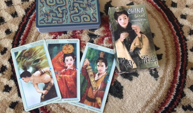 China Tarot - Box Deck and Card Fan
