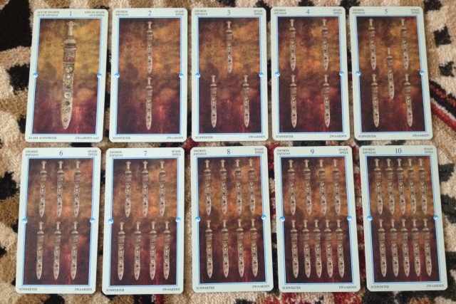 China Tarot - Minors - Swords