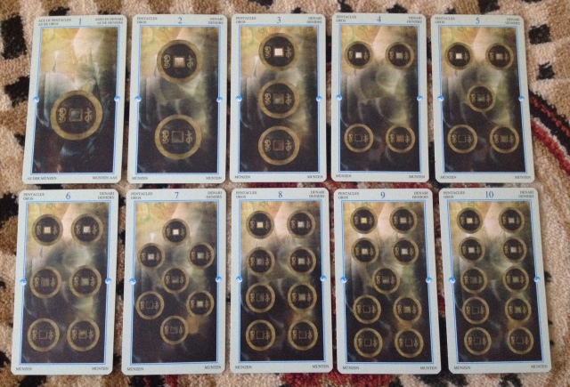 China Tarot - Minors - Pentacles