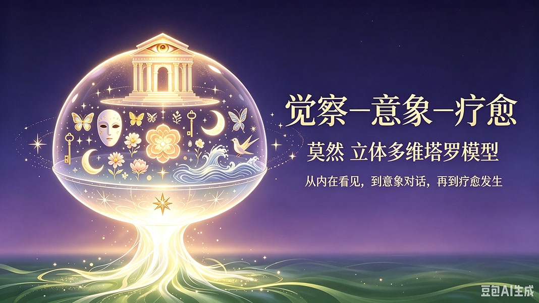 莫然「觉察—意象—疗愈」立体多维塔罗模型配图.jpg